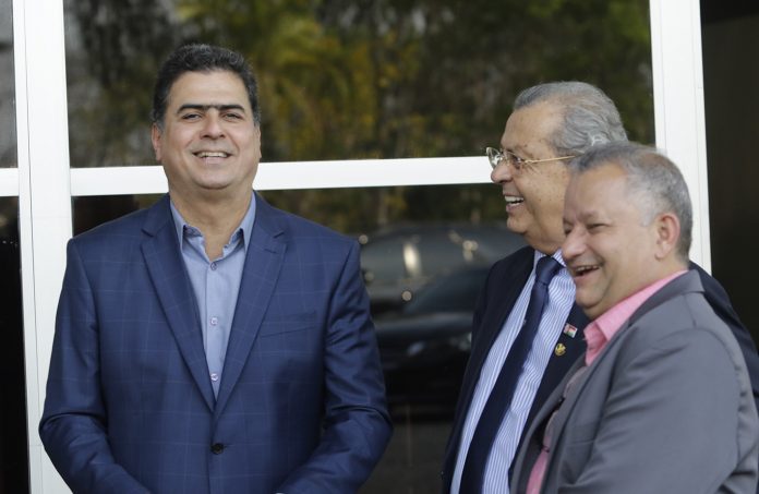Jayme Campos , Emanuel Pinheiro , vereador Misael Galvão