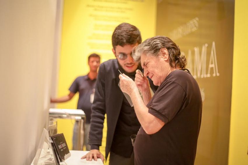 Willian Gama e Aline Figueiredo são parceiros na produção do curso de História da Arte (Foto de Rildo Amorim)
