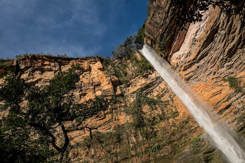 Cachoeira Véu de Noiva, em Chapada dos Guimarães