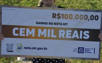 Dia de sorte! Moradores de Cuiabá e Água Boa levam R$100 mil em sorteio do Nota MT