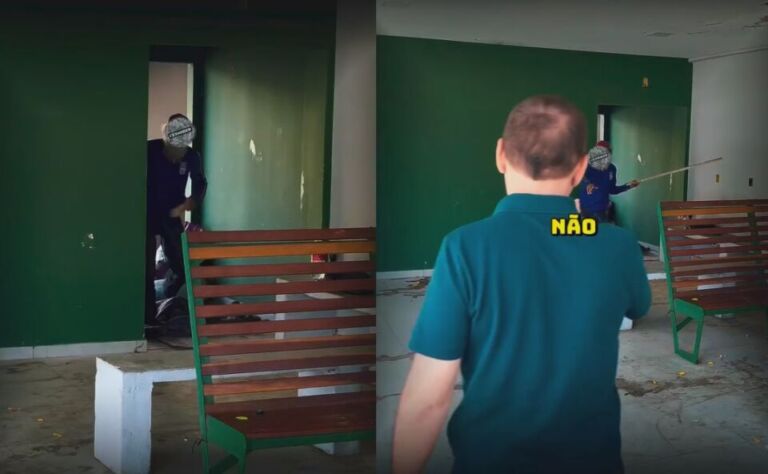 Image de capa - Deu ruim! Vereador de Cuiabá é ameaçado com pauladas por morador de rua
