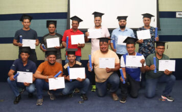 Águas Cuiabá e Senai-MT formam novos profissionais em cursos de elétrica e instalação de tubulações