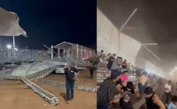 Após queda de estrutura, governo aguarda laudo para decidir destino de arquibancada