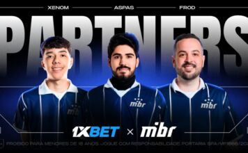 1xBet se torna a primeira parceira oficial de apostas da equipe de VALORANT da MIBR