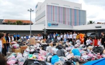 Escola de Cuiabá arrecada mais de 20 mil itens e reforça tradição solidária que atravessa gerações