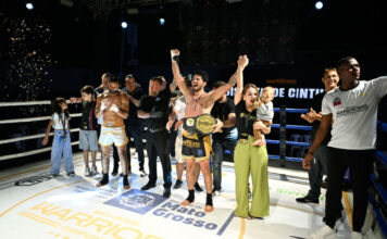 Matheus Gomes domina a disputa e fica com o cinturão do MT Warriors Championship