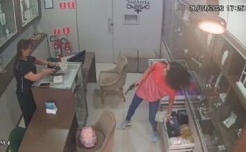 Casal é preso após roubo a joalheria em Cuiabá