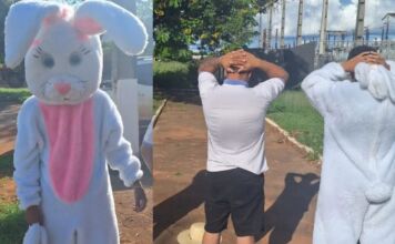 Deu ruim! Coelho da Páscoa do CV vai preso em Mato Grosso
