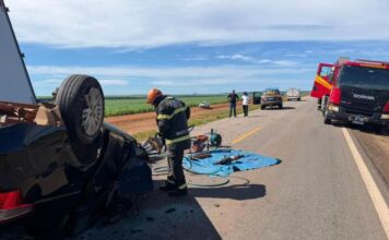 Bombeiros atendem acidentes com morte e feridos em Primavera do Leste e Campo Verde