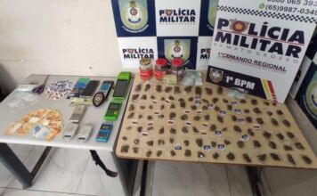 PM fecha ponto de venda de drogas e apreende ‘super maconha’ no bairro Lixeira